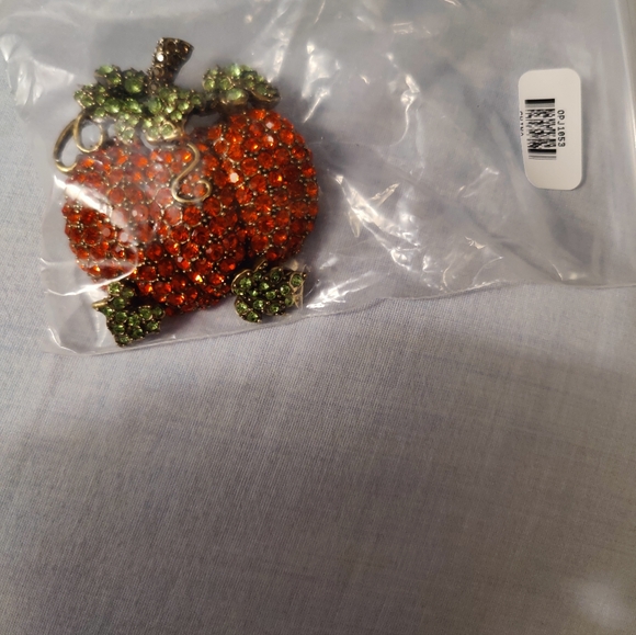 New off Park collection Crystal brooch pin pumpkin - Picture 2 of 6